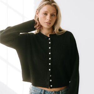 Bohme Black Maci cardigan